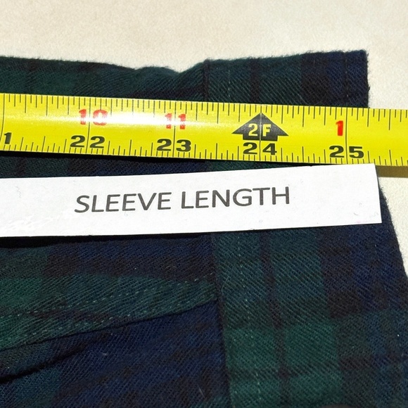 L.L.Bean Men's Flannel Casual Long Sleeve Button down Shirt 3XL 100% Cotton Work - Picture 9 of 10